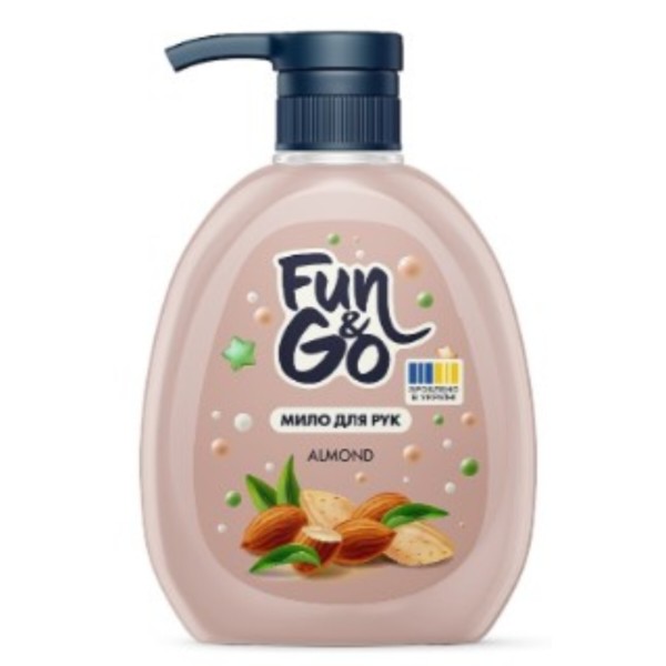Фото - Жидкое мыло для рук Fun&Go 300мл Almond (4820204701772)